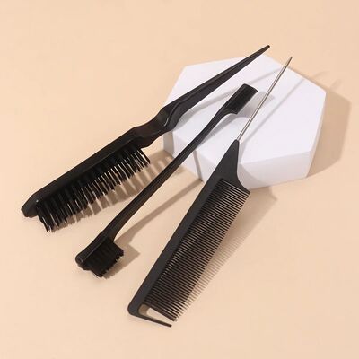 3pcs Hair Styling Comb Set Hair Brush Set Teasing Hair Brush