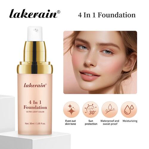 Color Changing Foundation 4In1 Moisturizing SPF 30+ Hydratin