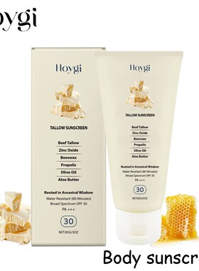 Spf30 Body Sunblock Cream Deep Hydrating Refreshing Prevent