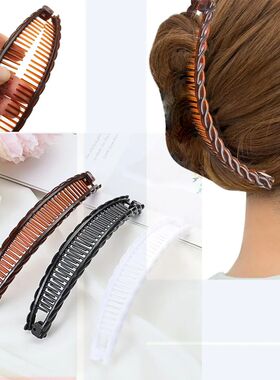 3 Colors Hair Claws Large Hair Clips Banana Hair Pins Hair C