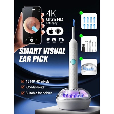 New upgrade Visual Ear Wax Cleaner Camera Safe Earwax Remova