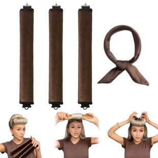 Heatless Hair Curler No Heat Hair Rollers Soft Curling Rod H