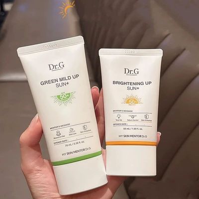 Original Korean Sunscreen Dr.G 50 SPF+ PA+++ Green Orange UV
