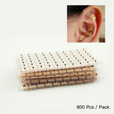 600pcs Disposable Press Needle Ear Seeds Acupuncture Vaccari
