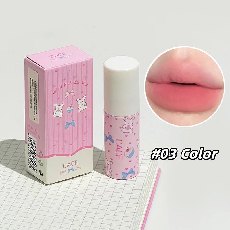 Sexy Red Matte Velvet Lipgloss Waterproof Liquid Lipstick Nu - 实物图
