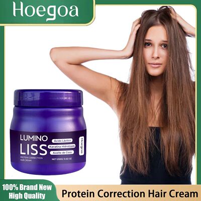 Keratin Hair Straightening Cream Reduce Dry Frizzy Damaged H