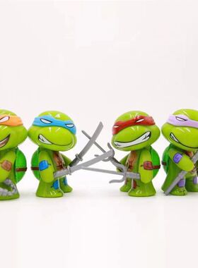 new 4pcs ninja Turtle TMNT figure with movable joints Birthd