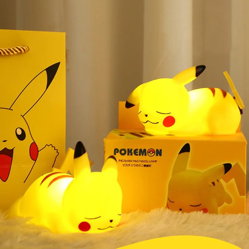 Pokemon Pikachu Night Light Glowing Children Toy Pokemon Pik