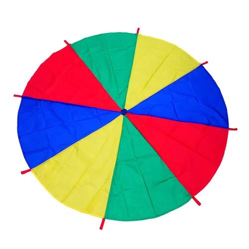 2M/4M Diameter Kids Outdoor Teamwork Game Prop Rainbow Parac