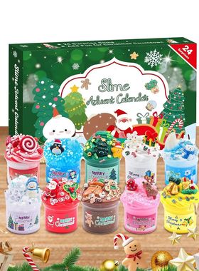 24 Days Slime Advent Calendar Christmas Advent Fidget Toy Ch