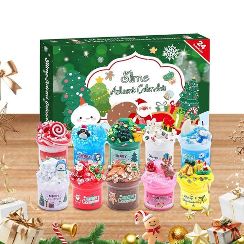 24 Days Slime Advent Calendar Christmas Advent Fidget Toy Ch