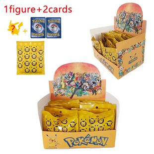 Anime Pokemon Figures Blind Box Pikachu Figurine with Card T