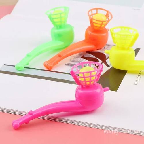 Plastic Pipe Blowing Ball Kids Toys Outdoor Games Balance Tr