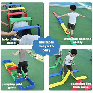 Children's Outdoor Game Toys Jumping Lattice Hole Kindergart