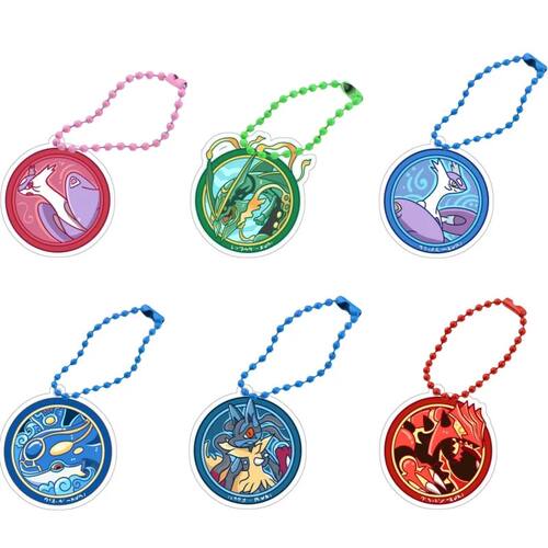Pokemon Anime Rayquaza Keychains Groudon Kyogre Latias Latio