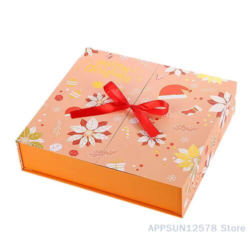 Christmas Advent Calendar Kit with 24 DIY Cardboard Gift Box