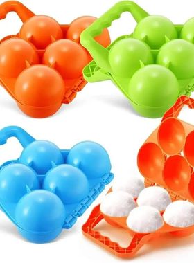 Plastics Snowball Maker Clip Wear-resistant Double ball Snow