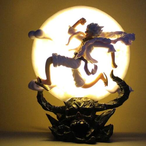 14cm Luffy Anime Figure Figurine Gear 5 Luffy Figure Statue
