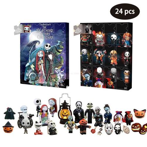 24pcs Christmas Calendar Blind Box Advent With Figures Hallo