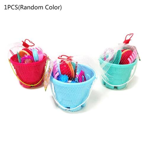9Pc Sand Toys SetInReusable Mesh Bag with Other Tools Kit Ma