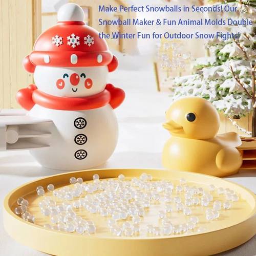 Snowball Maker for Snowball Fight Kids Snow Toy Set with Duc