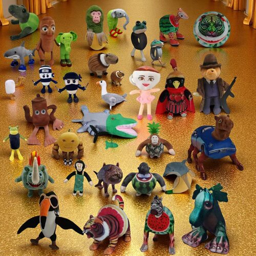 Parody plush toys and dolls in stock