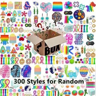 3-50pcs Random Fidget Toys Mystery Gifts Pack Surprise Box 3