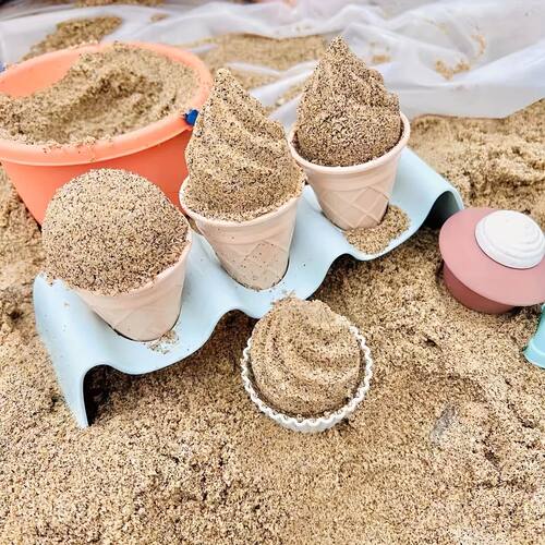 Kids Beach Toys Play House Play Sand Wheat Grass Material Cu