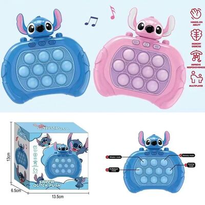 New Stitch Smile Quick Push Game Pop Up Fidget Bubble Electr