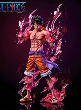 Luffy Anime Figure Toys Monkey D Luffy Flowing Cherry PVC Ac