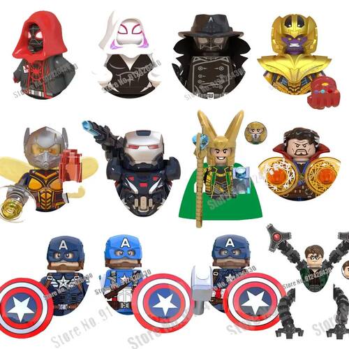 Marvel Superhero Captain America Figures Building Blocks min
