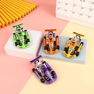 Power Racing Children Pull Kart Back Car Kids Plastic