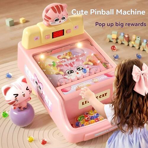 Children's Marbles Toy Kids Ball Shooting LCD Scoring Table
