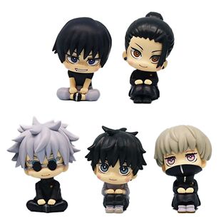 New 5Pcs/set Jujutsu Kaisen Cute Yuji Itadori Gojo Satoru Q