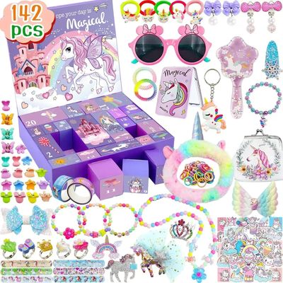 Christmas Advent Calendar Gift Box for Girl Kids DIY Jewelry