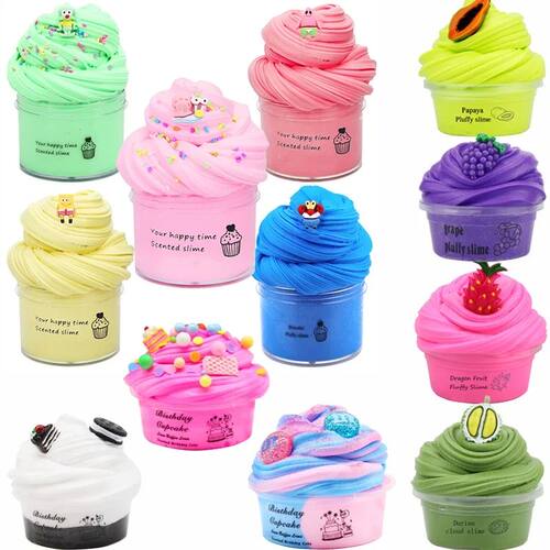 DIY Butter Slimes Fruit Set Toys Education Antistress Access