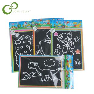 Art Painting with Scratch Magic 9.8cm 13x pcs Paper