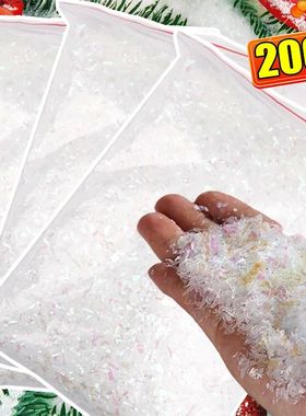 Winter Fake Snow Christmas Snow Powder Artificial Snowflake