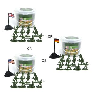 100PCS Children Toy Mini Military Soldiers Figures Models Pl
