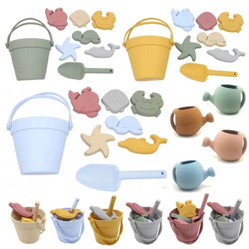 Summer Beach Toys for Kids Soft Silicone Sandbox Set Beach G