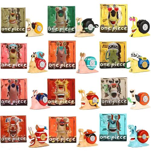 Anime Den Den Mushi Figure Luffy/Ace/Law/ Zoro /Sanji /Chopp