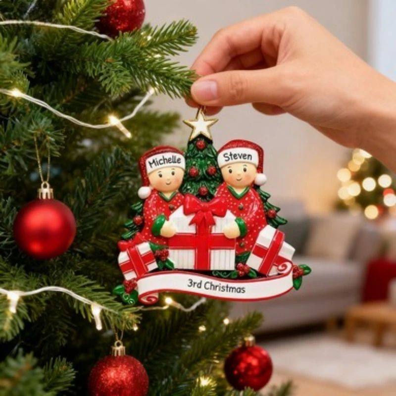 Christmas Tree Hanging Decorations DIY Personalised Navidad