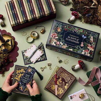 24 Days Christmas Stationery Advent Calendar Xmas Countdown