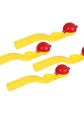 4Pcs Snow Thrower Toys Cool Launcher for Kids Adults Tool Ec