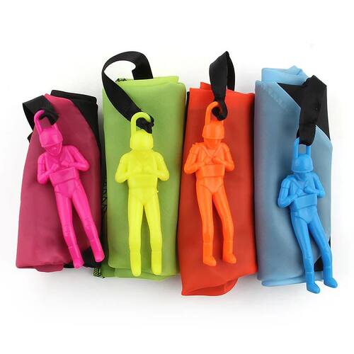 4Pc Hand Throwing Parachute Children Mini Parachute Outdoor