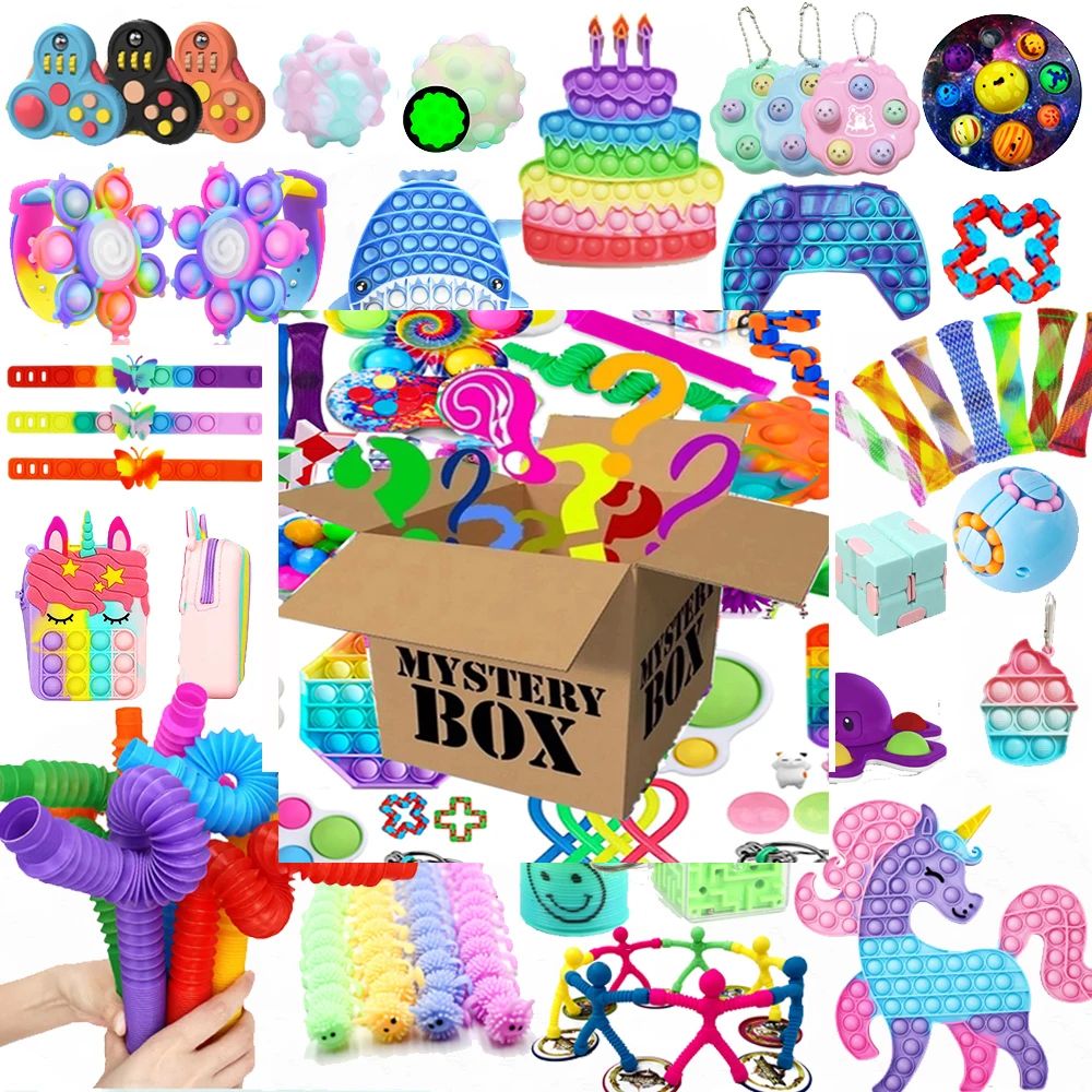 Random Mystery Fidget Toys Bag Pack for Kids Cheap Sensory T