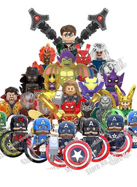 Marvel Superhero Captain America Figures Building Blocks min