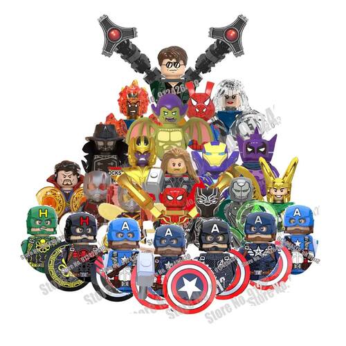 Marvel Superhero Captain America Figures Building Blocks min