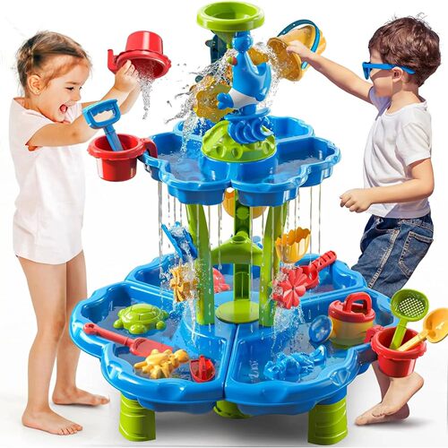 Kids Flower Water Table for Toddlers for 3 4 5 6 7 8 Years O