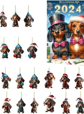 Advent Calendar Dachshunds Christmas Vacation Advent Calenda